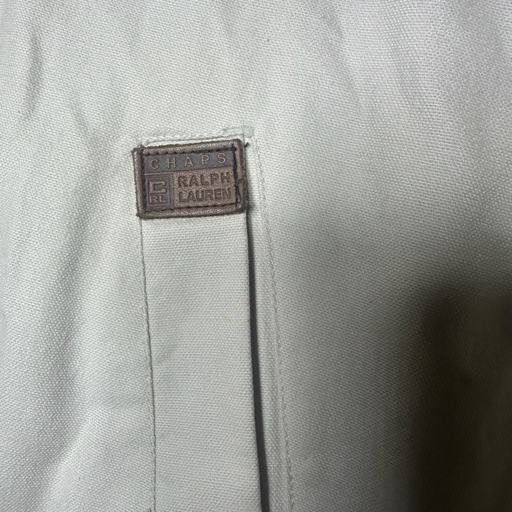 Ralph Lauren Chaps Barn Coat Beige Size Large - Picture 3 of 13
